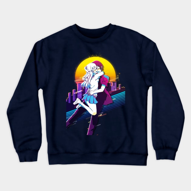 Yuu Otosaka x Nao Tomori Crewneck Sweatshirt by 80sRetro